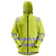 Snickers 8233 Hi-Vis Class 3, PU Rain Jacket - Hi-Vis Yellow/Navy