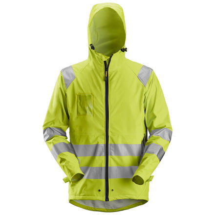Snickers 8233 Hi-Vis Class 3, PU Rain Jacket