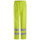 Snickers 8267 Protecwork Rain Trousers Pu Highvis Class 2 Hi Vis Yellow Navy Main