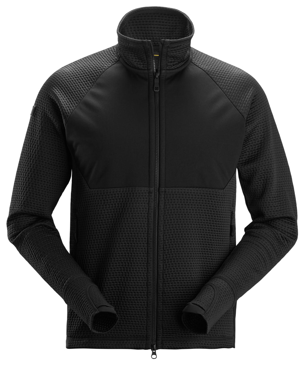 Snickers 8404 FlexiWork, Midlayer Jacket - Black/Black