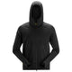 Snickers 8405 FlexiWork, Full-Zip Midlayer Hoodie - Black/Black