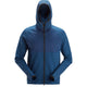 Snickers 8405 FlexiWork, Full-Zip Midlayer Hoodie - Deep Blue/Deep Blue