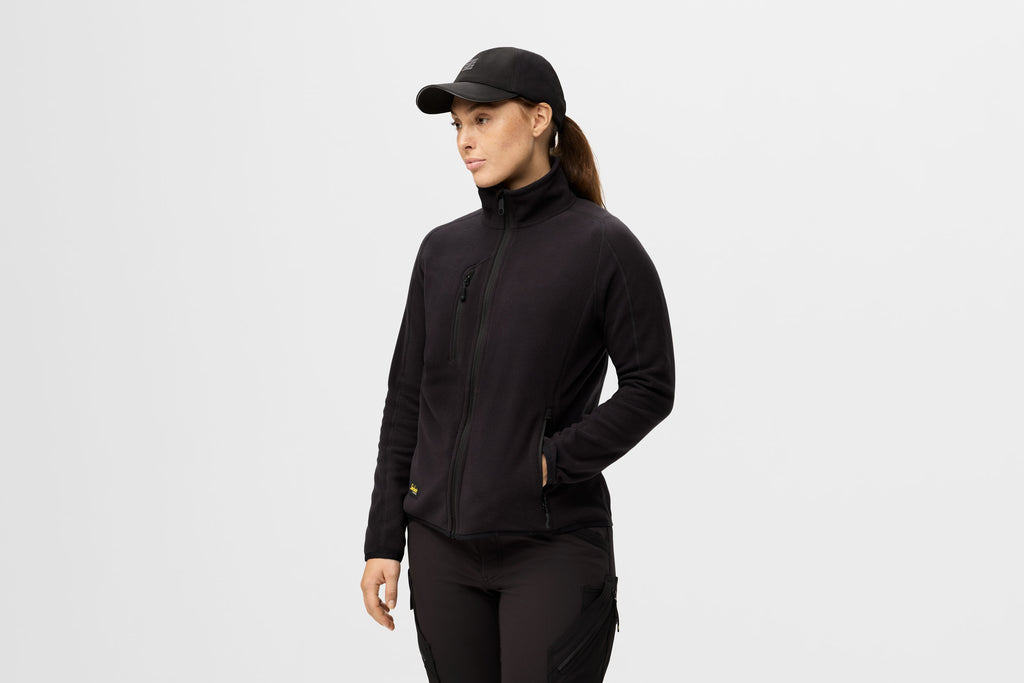 Snickers 8427 Polartec® Shed Less Women's Fleece Jacket - Black