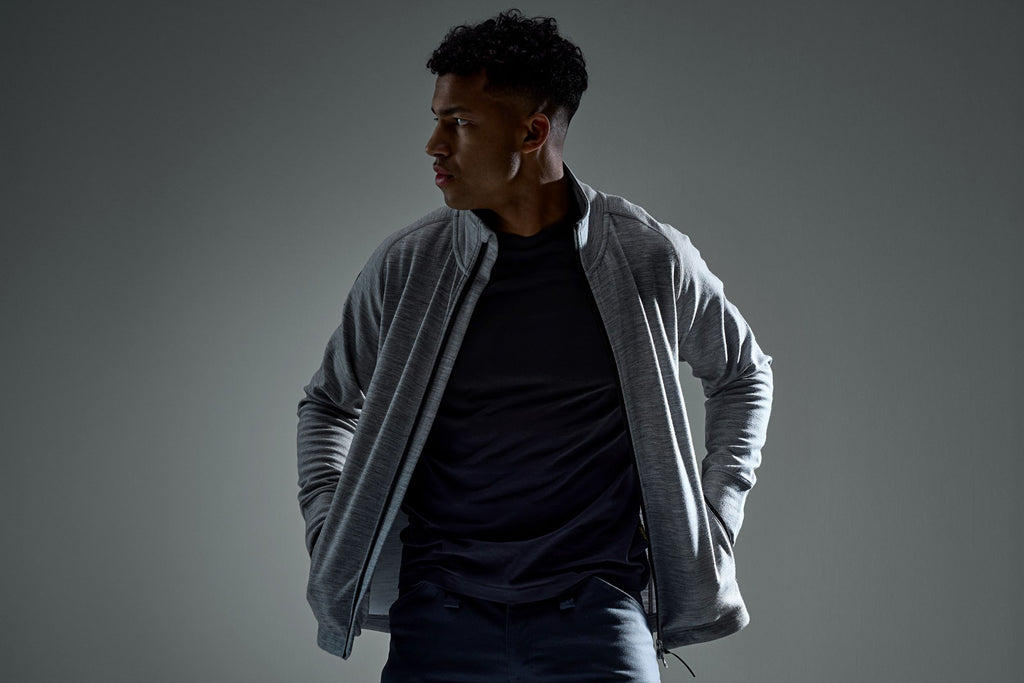 Snickers 8451 Midlayer Wool Jacket - Grey Melange