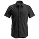 Snickers 8520 LiteWork, Wicking Short Sleeve Shirt - Black