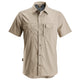 Snickers 8520 LiteWork, Wicking Short Sleeve Shirt - Khaki