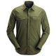Snickers 8521 LiteWork, Wicking Long Sleeve Shirt - Khaki Green