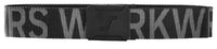 Snickers 9004 Logo Belt - Black/Steel Grey