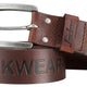 Snickers 9034 Leather Belt - Chocolate Brown