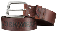 Snickers 9034 Leather Belt - Chocolate Brown