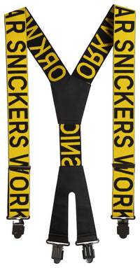 Snickers 9064 Logo Braces - Yellow/Black