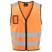 Snickers 9153 Hi-Vis Class 2, Vest - Hi-Vis Orange