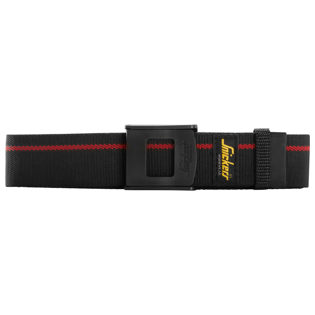 Snickers 9161 ProtecWork, Flame-Retardant Belt - Black/Chili Red