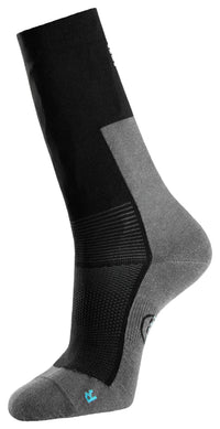 Snickers 9220 37.5® Socks - Grey Melange/Black