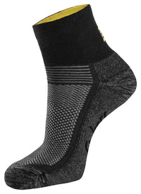Snickers 9224 Zero-Waste Low Socks, 2-Pack - Black/Aluminium