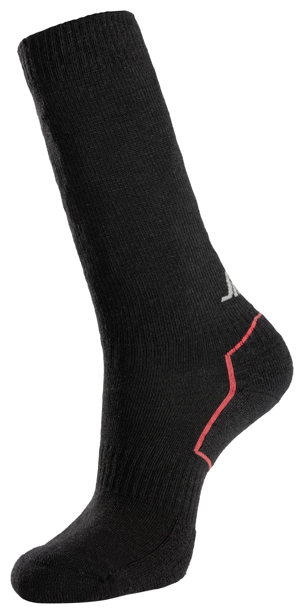 Snickers 9225 Wool Terry Socks, 2-Pack - Black
