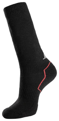 Snickers 9225 Wool Terry Socks, 2-Pack - Black