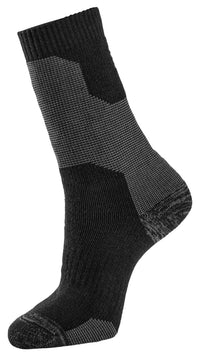 Snickers 9227 Heavy Wool Socks - Black/Steel Grey