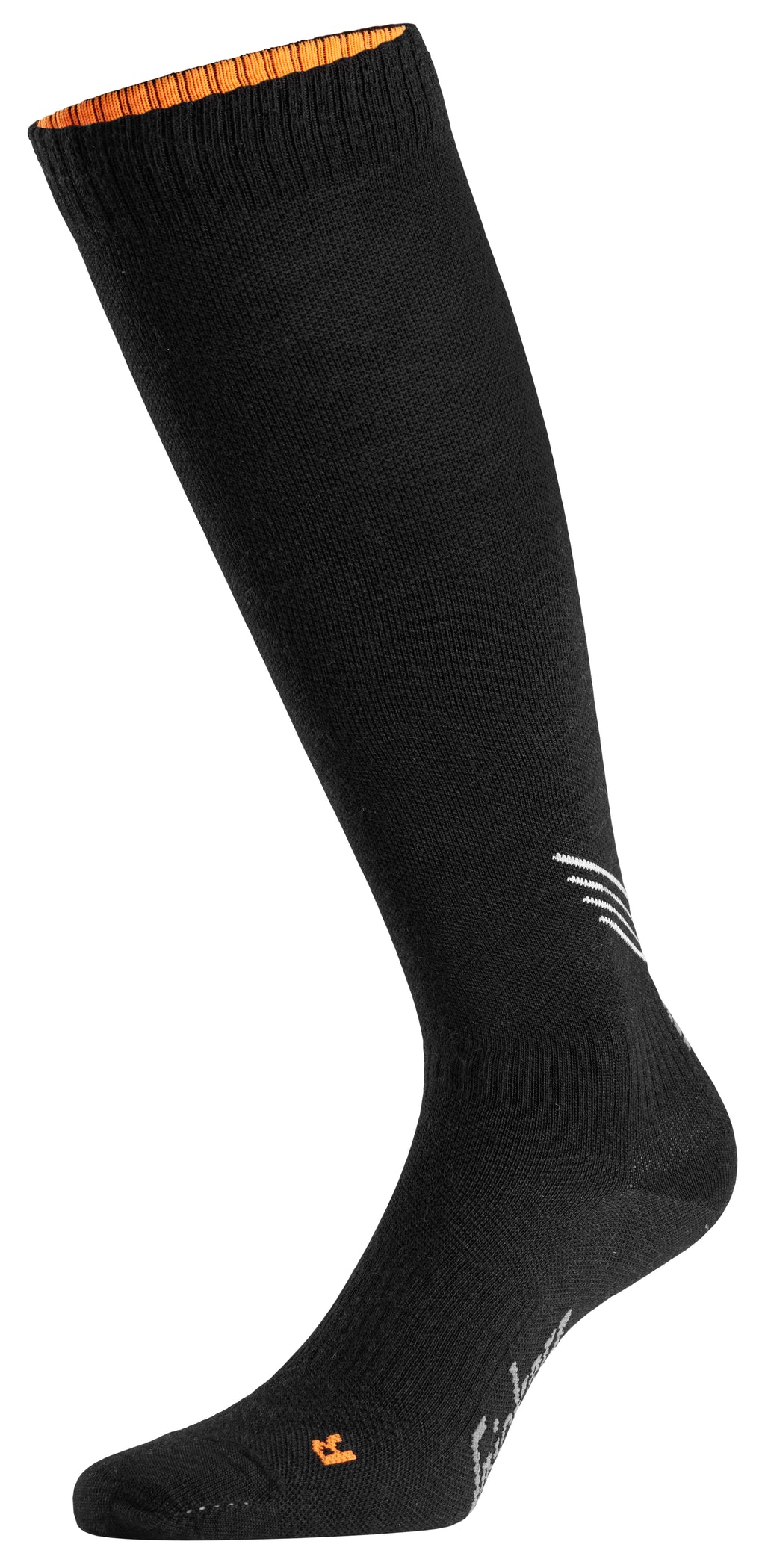 Snickers 9228 Wool Compression Knee High Sock - Black