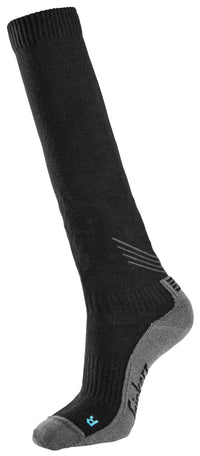 Snickers 9229 37.5® Compression Knee High Socks - Black/Grey Melange