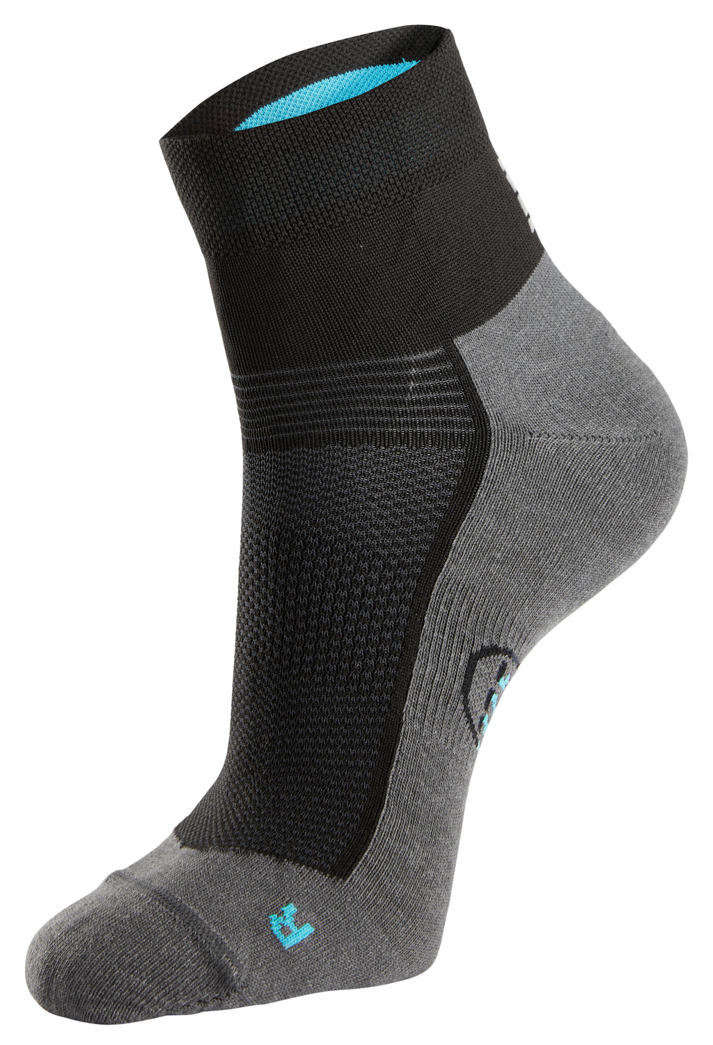 Snickers 9240 37.5® Low Socks - Grey Melange/Black