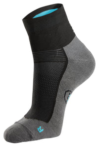 Snickers 9240 37.5® Low Socks - Grey Melange/Black