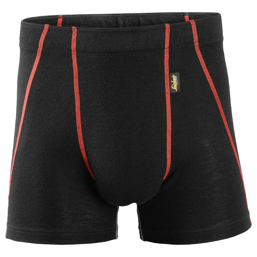 Snickers 9464 ProtecWork, Wool Boxer - Black
