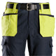 Snickers 9797 ProtecWork, Holster Pockets - Hi-Vis Yellow/Navy