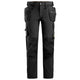 Snickers Allroundwork 6271 Full Stretch Trousers With Holster Pockets (Black/Black / Waist: 35", Leg: 32")