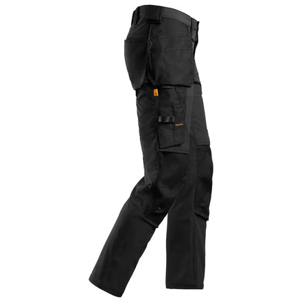 Snickers Allroundwork 6271 Full Stretch Trousers With Holster Pockets Black / Black