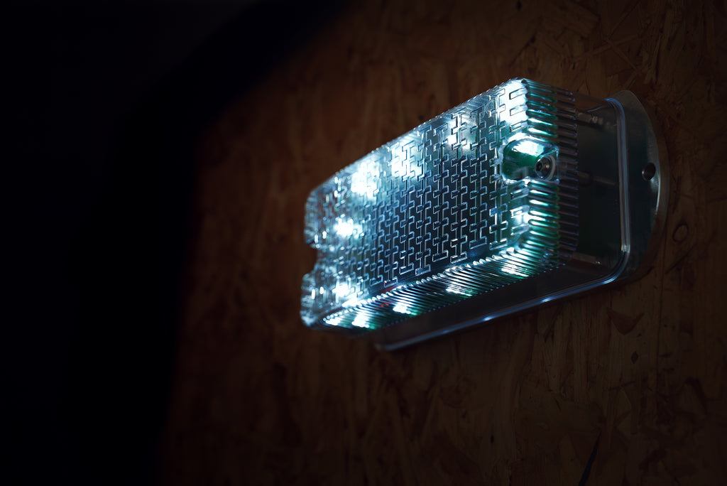 Solar Powered LED Site Bulkhead Lamp