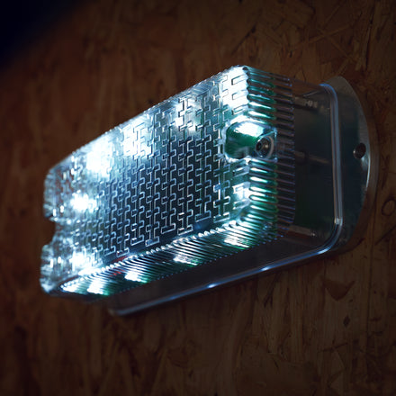 Solar Powered LED Site Bulkhead Lamp