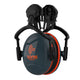 JSP Sonis Compact Helmet Mounted Ear Defenders Dark Grey/ Orange -SNR 31 | AEB032-1CY-000