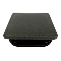 Square Internal End Cap for Sign Posts - Post Cap - Black