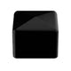 Square External Flexible End Cap for Sign Posts - Post Cap - Black