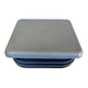 Square Internal End Cap for Sign Posts - Post Cap - Grey