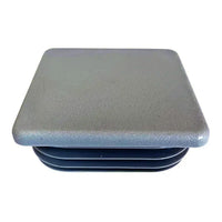 Square Internal End Cap for Sign Posts - Post Cap - Grey