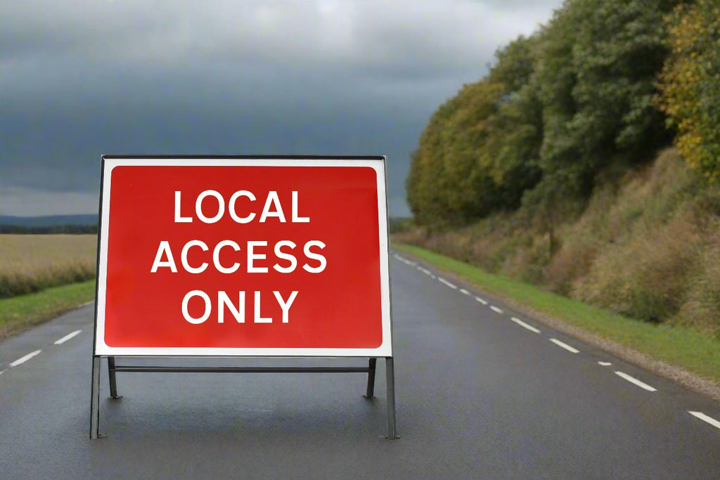 Local Access Only - Zintec Metal Sign Face | 1050x750mm