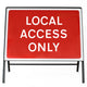 Local Access Only - Zintec Metal Sign Face | 1050x750mm