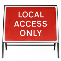 Local Access Only - Zintec Metal Sign Face | 1050x750mm