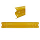 1.6m Yellow Armco Barrier Beam Galvanised Steel