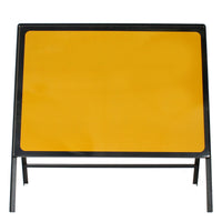 Zintec 1050x750mm Blank Face RA1 - Yellow & Black