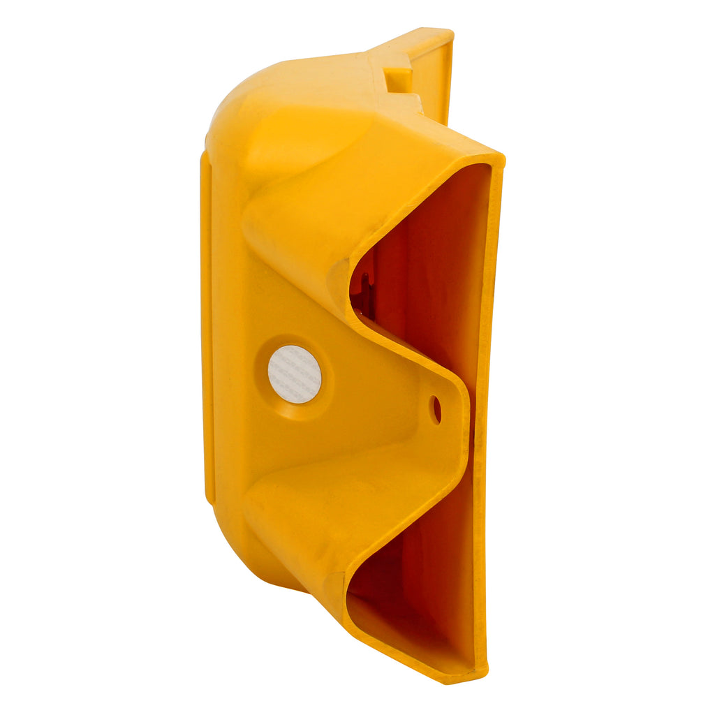 Yellow Plastic 135° External Armco Barrier Corner Section