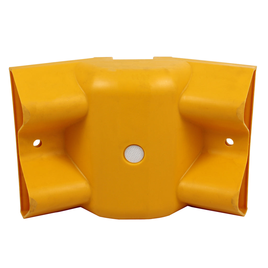 Yellow Plastic 135° Internal Armco Barrier Corner Section