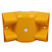 Yellow Plastic 135° Internal Armco Barrier Corner Section