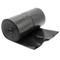 Commercial Grade Medium Duty Black Bin Bags - 40 Gauge - 25 Bag Roll