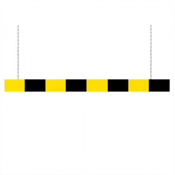 Aluminium Car Park Height Restriction Bar (Yellow & Black / 2000mm)