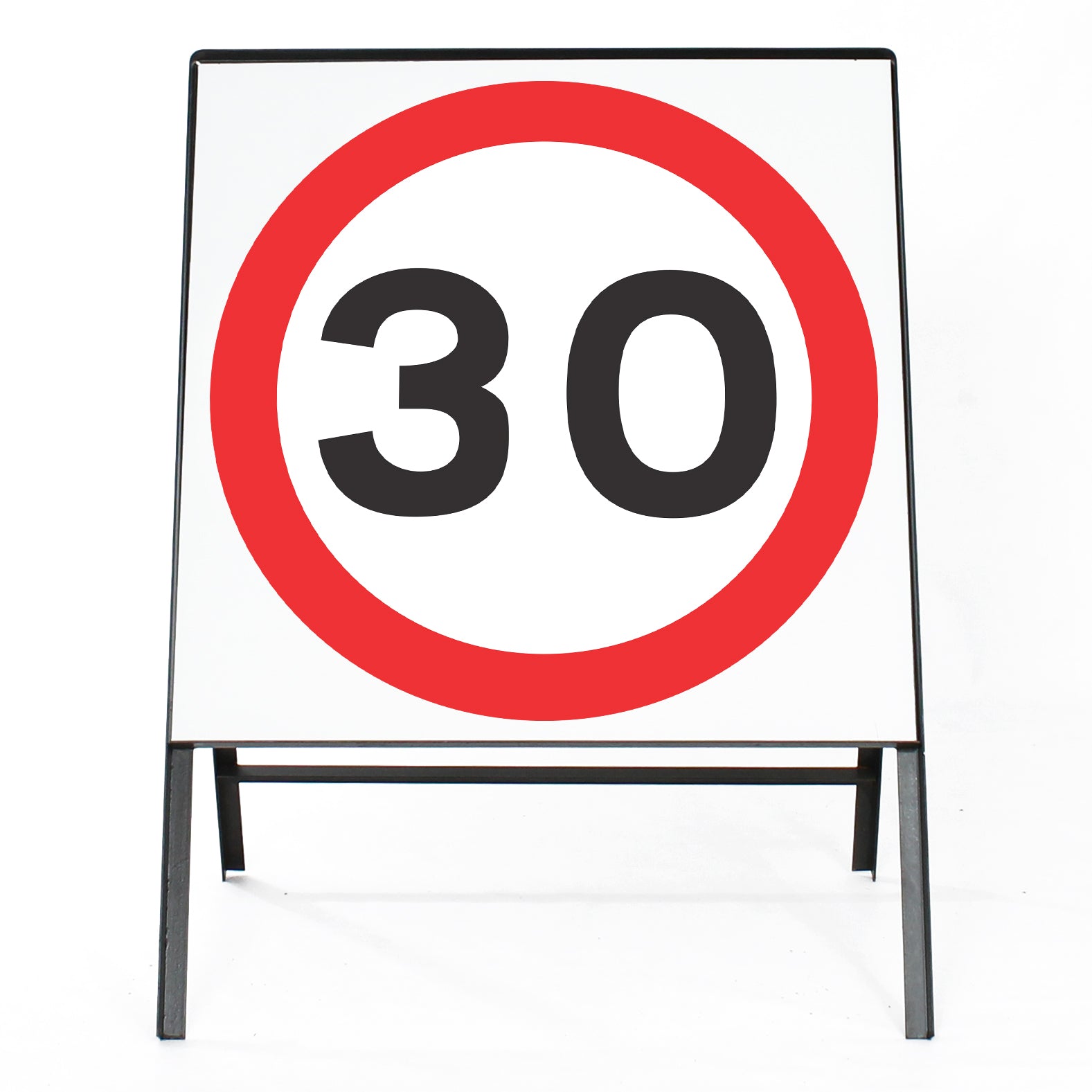 30mph Sign - Zintec Metal Sign Face | 750x750mm – Start Safety UK