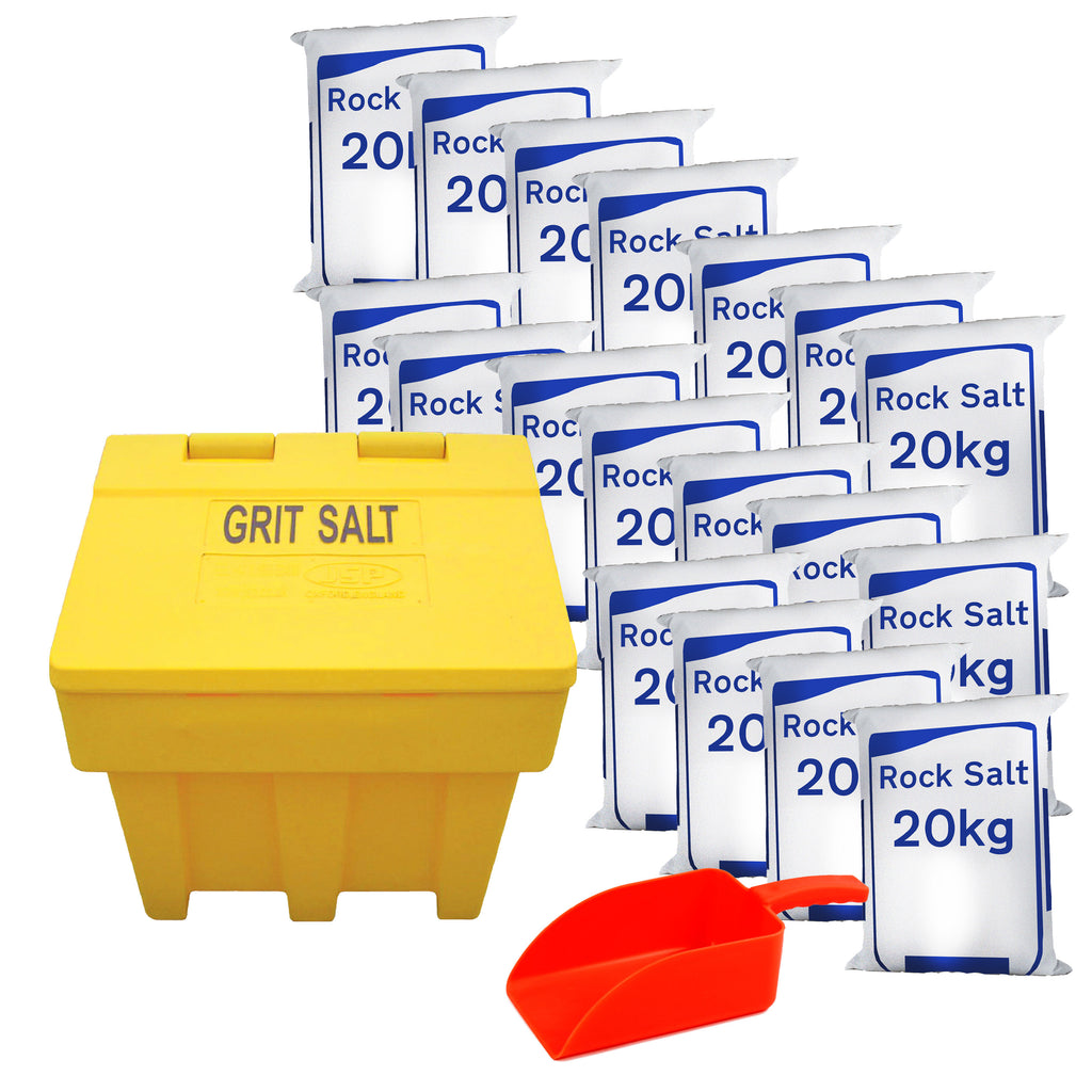 340 Litre Grit Bin Kit, Inc. Grit & Tough Scoop