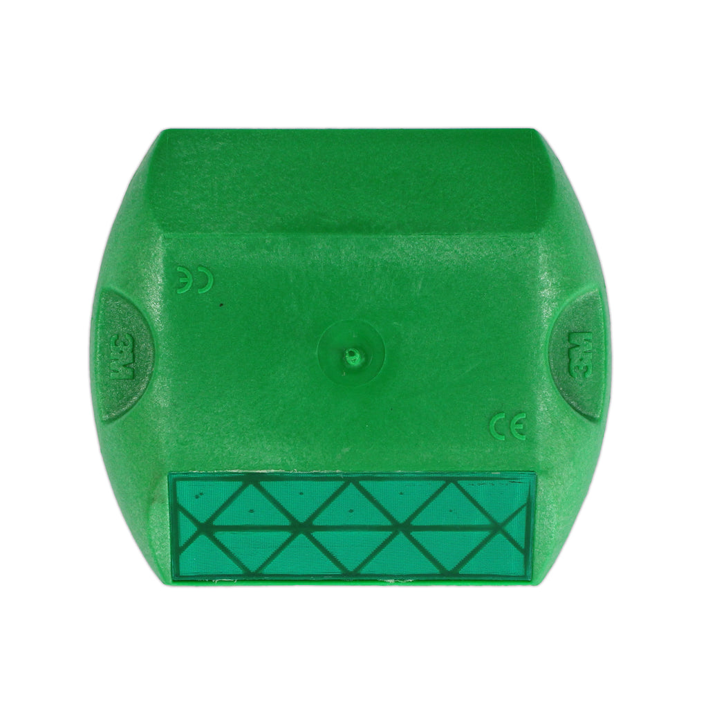 Permanent Road Studs 290, Road Legal, Various Colours (Green (one way))